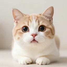 extremely cute cat, adorable, happy