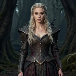 portrait of helen hunt as amazon in an intricate dress by roberto ferri, fantasy, witcher, very detailed, masterpiece, 8 k