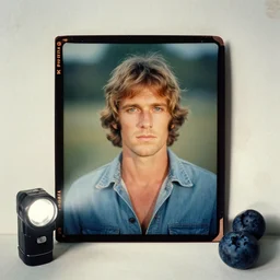 kodak portra 4 0 0, wetplate, flashlight, 8 5 mm carl zeiss, blueberry, award - winning colour portrait by britt marling : a sunlit 1 9 6 0 s stone cold steve austin, quadratic picture frames, haze, wallpaper
