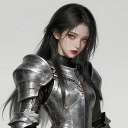 the portrait of neutral evil fallen knight vagabond as absurdly beautiful, conniving, elegant, jaded, young woman, an ultrafine hyperdetailed illustration by kim jung gi, irakli nadar, intricate linework, bright colors, octopath traveler, final fantasy, unreal engine 5 highly rendered, global illumination, radiant light, detailed and intricate environment