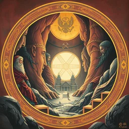 the circle complete. highly detailed, digital painting, watercolor, soviet realism, engraving, artstation, concept art, smooth, sharp focus, vivid grunge, manga, illustration, unreal engine 5, 8 k, art by bilibin and kuvshinov and malevich and mucha