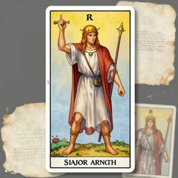 strength from major arcana character concept art, digital painting, mixed media, trending on artstation and deviantart, epic composition, magnum opus, highly detailed, 8 k