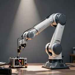 a painting robot breaks down