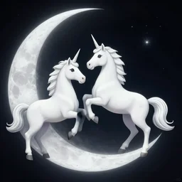 unicorns on the moon