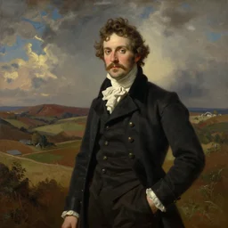 a picture of nigel Nilered as a victorian painting