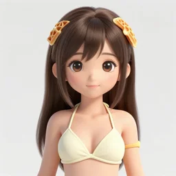 portrait of cute waffle wearing a bikini, high detail, artstation, concept art, sharp focus, masterpiece, abstract, art by tyler bolyard and elina karimova