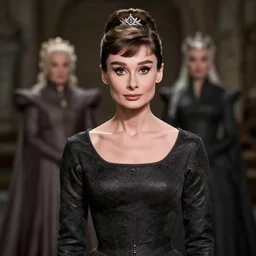 Audrey Hepburn as Cercei Lannister in the Game of Thrones
