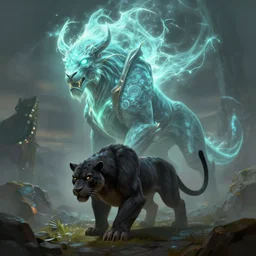 mount epic swift zulian panther screenshot world of warcraft mounts worldboss bioluminecant light concept sketch art and by feng zhu alena aenami artworks in 4 k beeple, by thomas kinkade heartstone overwatch blizzard 3 d rtx hdr