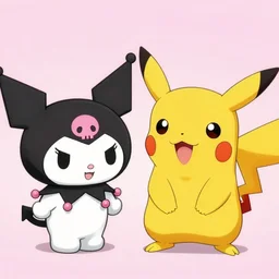 the combination of kuromi and pikachu