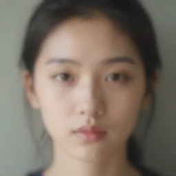 a heavily gaussian blurred face