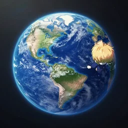 earth - chan!!! art, artstation, ( ( ( clear ) ) ), cinematic!!!!