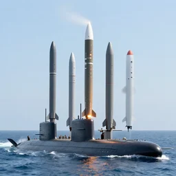 create set of submarine launching missiles