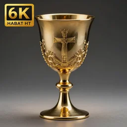 a picture of a holy grail cup, hyper realistic, 4 k, award winning photography, volumetric lighting