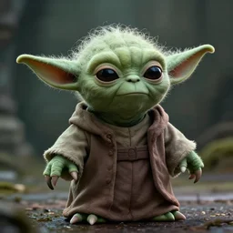 cursed weird image of yoda