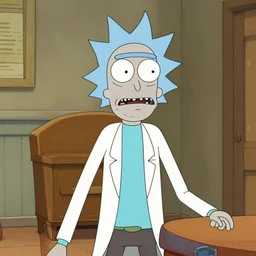 photo of rick and morty, 1 8 8 0 s style.