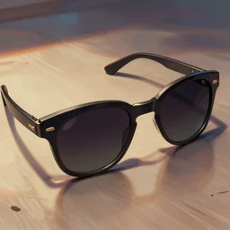 detailed picture of a sunglasses on the floor, digital illustration, digital art, artstation, fanart, pinterest, hd, 8 k