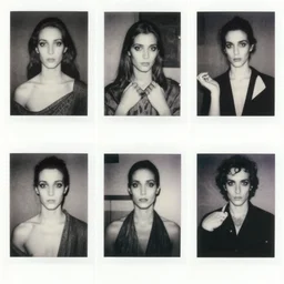 a black and white photograph of recursive androgyny, in the style of m c escher, jenny saville, egon schiele, wassily kandinsky, piet mondrian, film photography, cinematic photography, fashion photography, polaroid photography, soft lighting, surreal