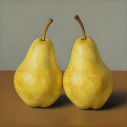 pears artwork by giorgio morandi