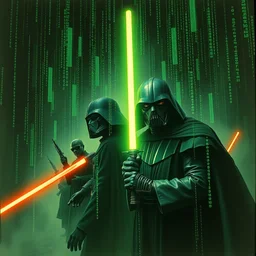 star wars movie still mixed with the matrix by denis villeneuve tom anders zorn hans dragan bibin thoma greg rutkowski ismail inceoglu alphonse mucha
