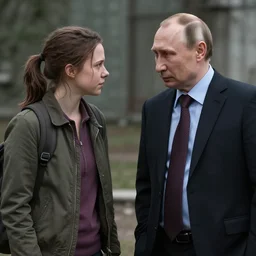 vladimir putin and greta thunberg in the last of us