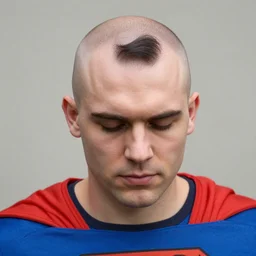 balding superman with a combover