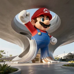 super mario by zaha hadid