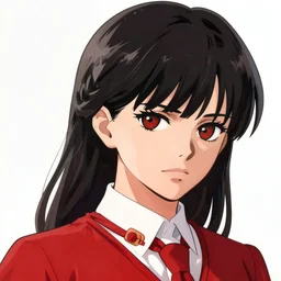 misato katsuragi! red dead redemption art style, rockstar games art, semi realistic anime, portrait, beautiful face, symmetrical face