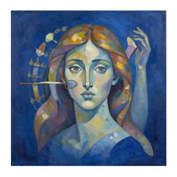 artwork in the style of serafleur.