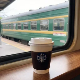 coffee and train