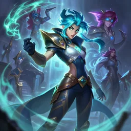 heimerdinger league of legends wild rift hero champions arcane magic digital painting bioluminance alena aenami artworks in 4 k design by lois van baarle by sung choi by john kirby artgerm and greg rutkowski and magali villeneuve mage fighter assassin