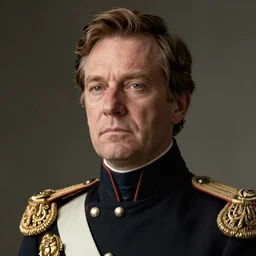 portrait of a victorian general in uniform, male, detailed face, victorian, highly detailed, cinematic lighting, photograph by elliott & fry