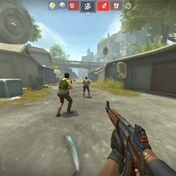 screenshot from the game counter-strike but all the players are eels