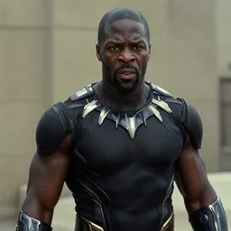 film still of 1980s Charlie Murphy as Killmonger in Black Panther movie