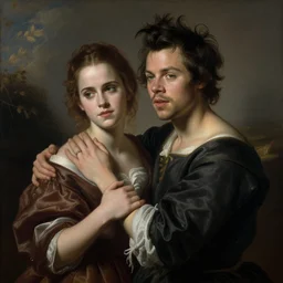 emma watson and harry styles by diego de velazquez