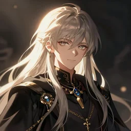 A portrait of a necromancer, pixiv, anime
