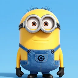 Despicable Me movie poster, in the style of Keith Thompson
