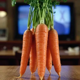 Carrots standing upright in a restaurant, On the television show The X Files