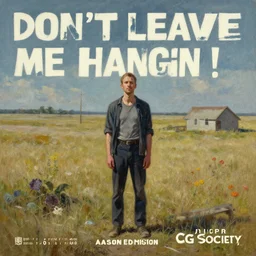 don't leave me hangin ', an ultrafine detailed painting by jason edmiston, austin briggs, cg society, american scene painting, dystopian art, american realism, academic art, movie poster, poster design