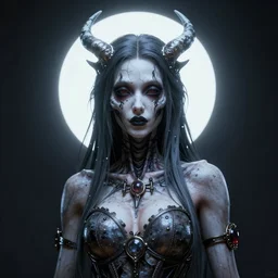goddess of death in the style of nekro, artgerm, wlop, glowing halo, octane render, hyper realistic