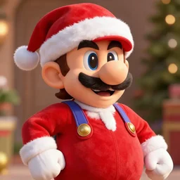 a beautiful portrait of waluigi as as santa claus, ultra realistic details, 8 k