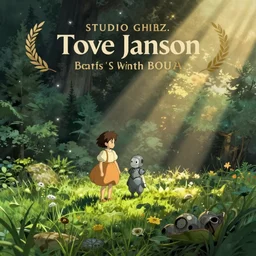 derivative work of studio ghibli Tove Jansson botw that is better than the original showing moment