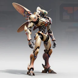 an uncut fullbody sideview portrait render of a streamline designed biomechanical insectoid mecha by subjekt zero. composition and intricate details by igor goryunov. lowbrow colors. polished. background by ø - cult. heavily stylized by subjekt zero.