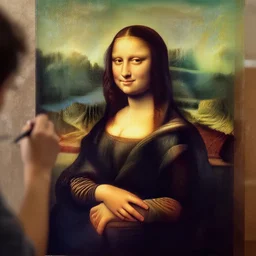 ai as an artist, mona lisa overdrive