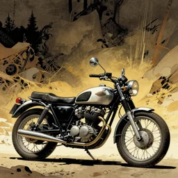 moebius comic art, the incal, vintage classic motorcycle motorbike, cinematic moebius illustration, painting, film still, blade runner 2 0 4 9