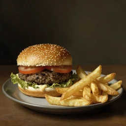 still, hamburger and french fried by rembrant
