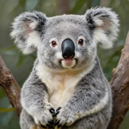 highly detailed painting of an anthropomorphic koala panda by william turner, by greg rutkowski, by william constable, photorealism, 4 k resolution