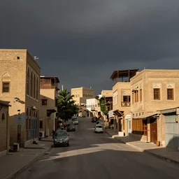 street view, iraq town.