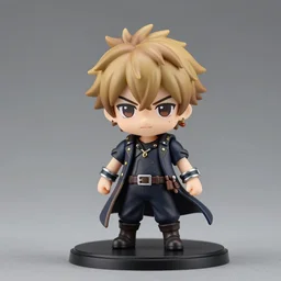 accurate detail ganondorf!!! nendoroid!!! figurine, studio lighting, grey background, no shadow, trending on artstation, 8 k, highly detailed!!!