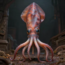hyperrealistic dslr film still of anthropomorphic squid, early cuyler, redneck, stunning 8 k octane comprehensive 3 d render, inspired by istvan sandorfi & greg rutkowski & unreal engine, perfect symmetry, dim volumetric cinematic lighting, extremely hyper - detailed, extremely lifelike attributes & lifelike texture, intricate, masterpiece, artstation, stunning