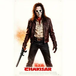 texas chainsaw massacre movie poster, vintage, cinematic lighting, vivid vintage coloring